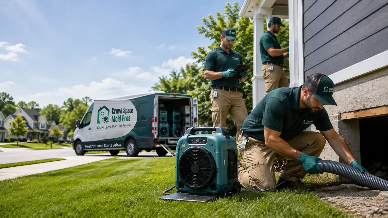 Crawl Space Mold Removal in West New York, NJ